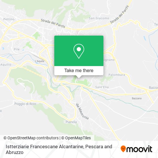 Istterziarie Francescane Alcantarine map