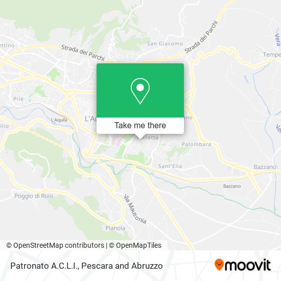 Patronato A.C.L.I. map