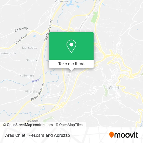 Aras Chieti map