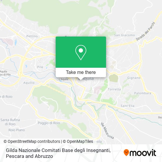 Gilda Nazionale Comitati Base degli Insegnanti map