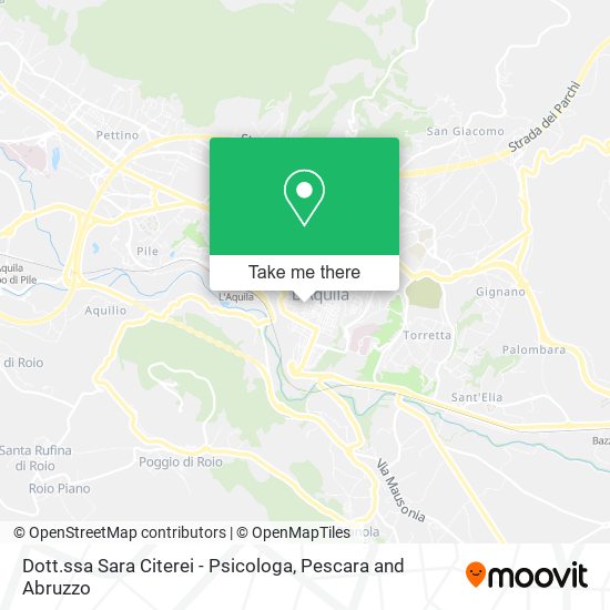Dott.ssa Sara Citerei - Psicologa map