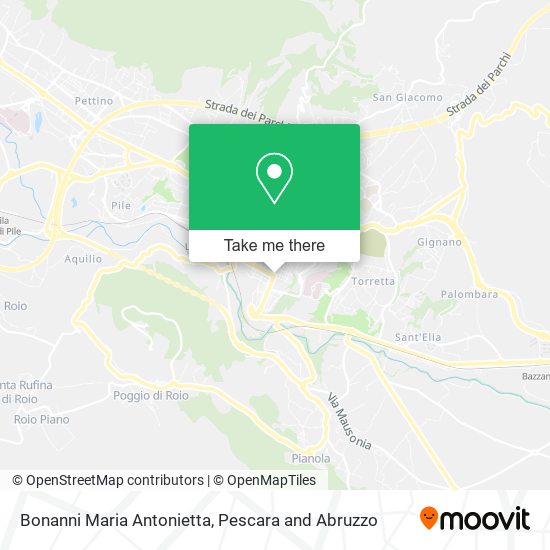 Bonanni Maria Antonietta map