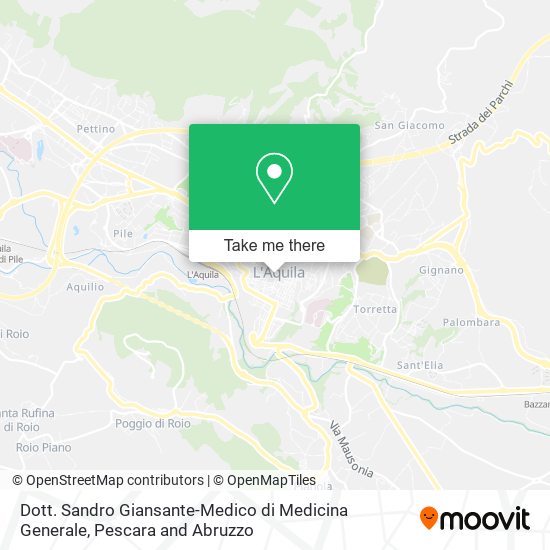 Dott. Sandro Giansante-Medico di Medicina Generale map