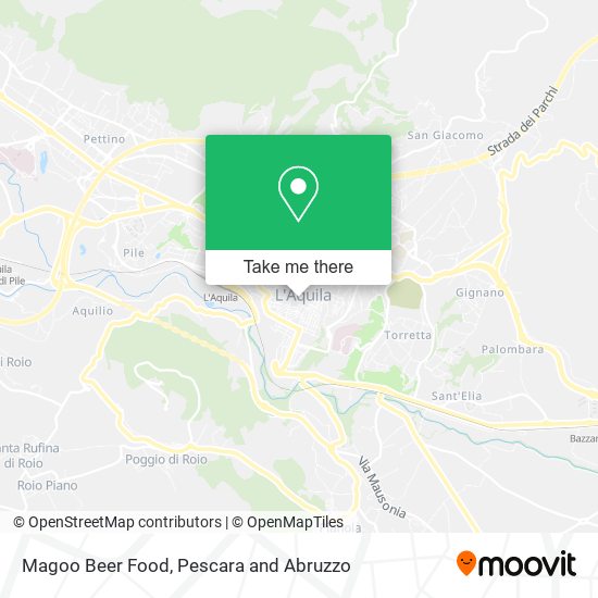 Magoo Beer Food map