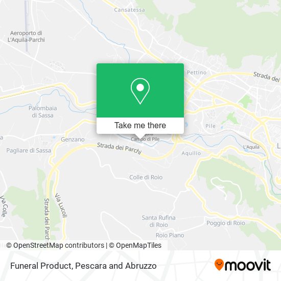 Funeral Product map
