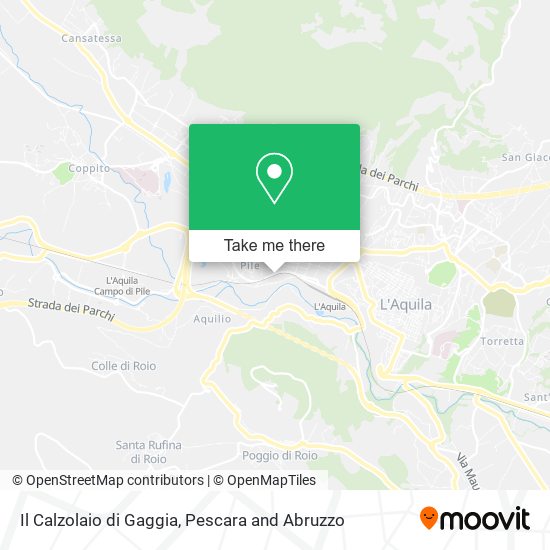 Il Calzolaio di Gaggia map