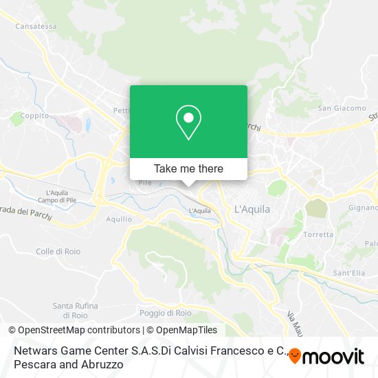 Netwars Game Center S.A.S.Di Calvisi Francesco e C. map