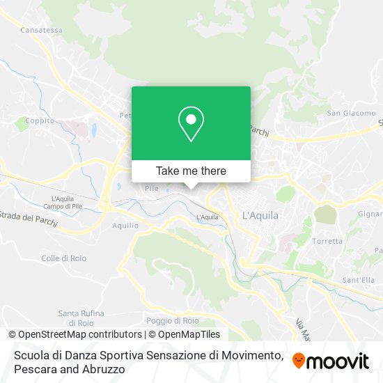 Scuola di Danza Sportiva Sensazione di Movimento map