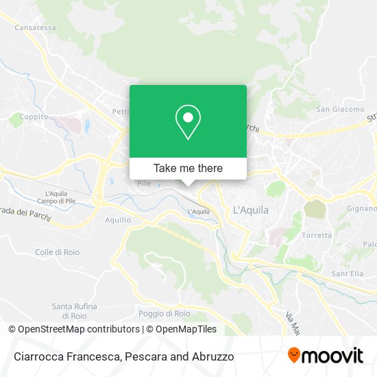 Ciarrocca Francesca map