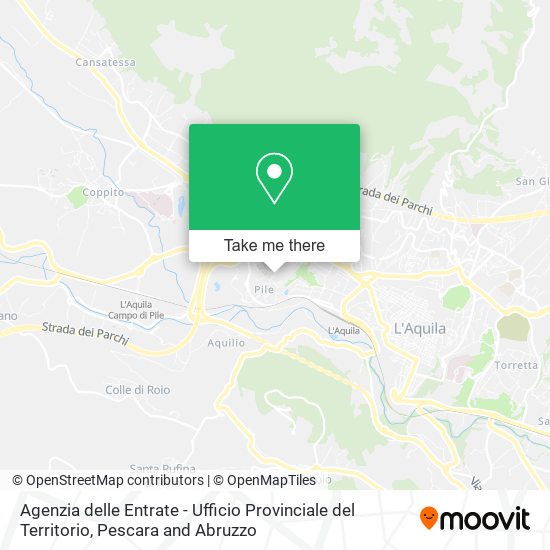 Agenzia delle Entrate - Ufficio Provinciale del Territorio map