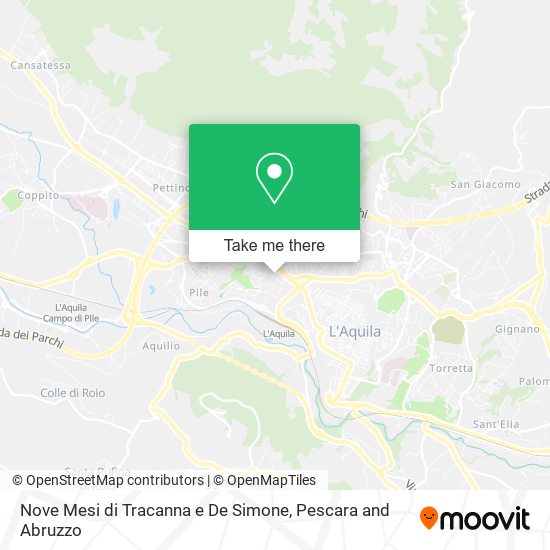 Nove Mesi di Tracanna e De Simone map