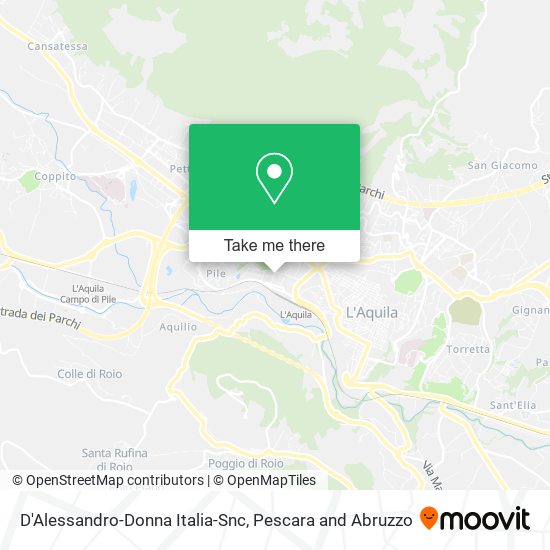 D'Alessandro-Donna Italia-Snc map
