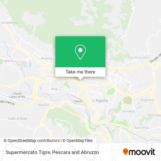 Supermercato Tigre map