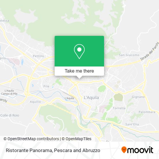 Ristorante Panorama map