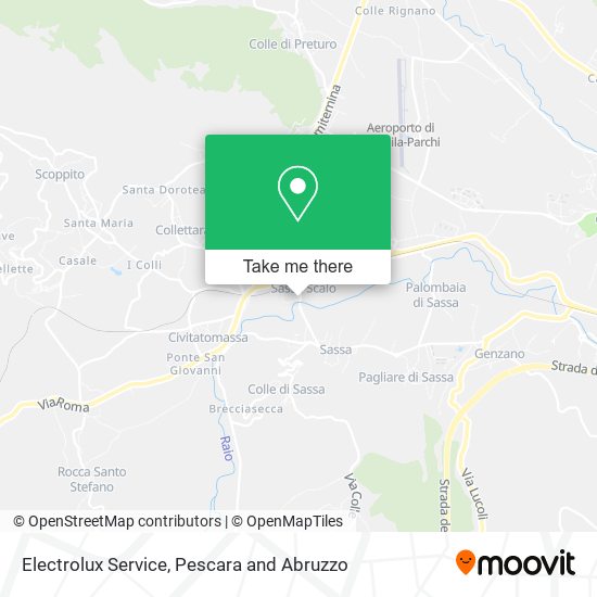 Electrolux Service map