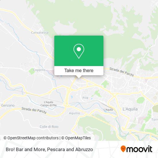 Bro! Bar and More map