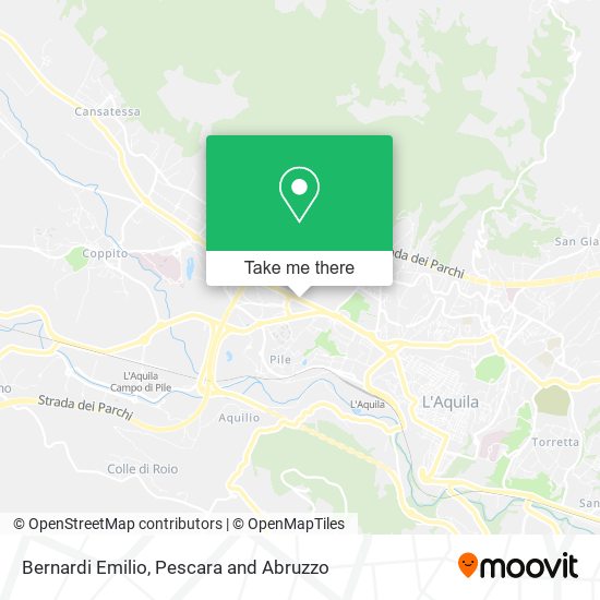 Bernardi Emilio map