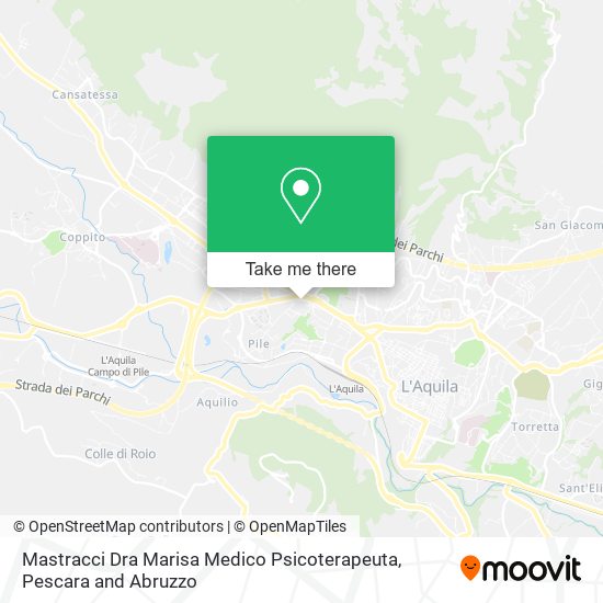 Mastracci Dra Marisa Medico Psicoterapeuta map