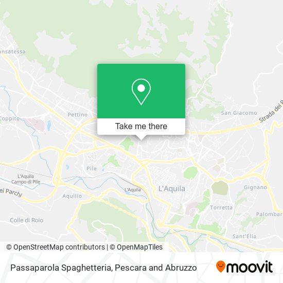 Passaparola Spaghetteria map