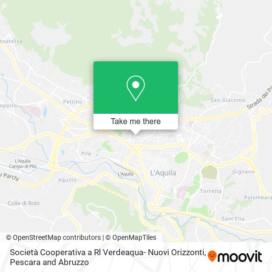 Società Cooperativa a Rl Verdeaqua- Nuovi Orizzonti map