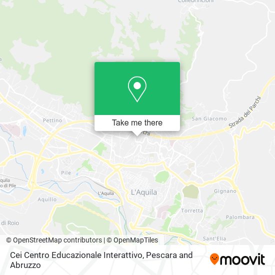 Cei Centro Educazionale Interattivo map