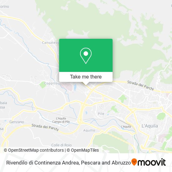 Rivendilo di Continenza Andrea map