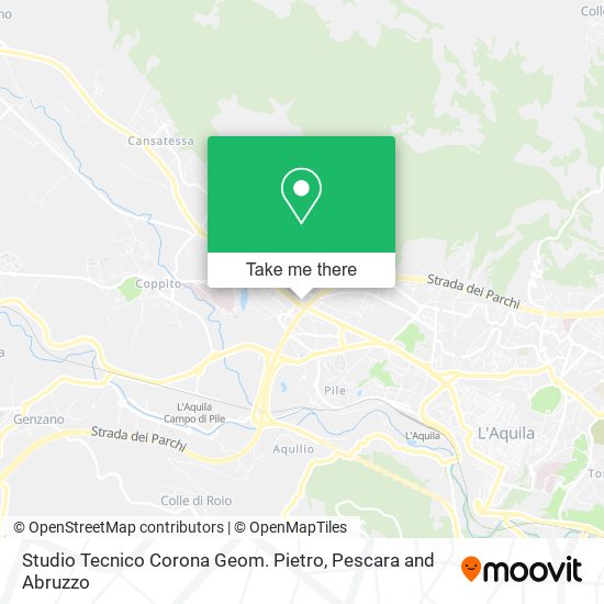 Studio Tecnico Corona Geom. Pietro map