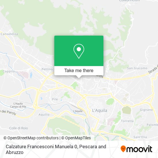 Calzature Francesconi Manuela 0 map