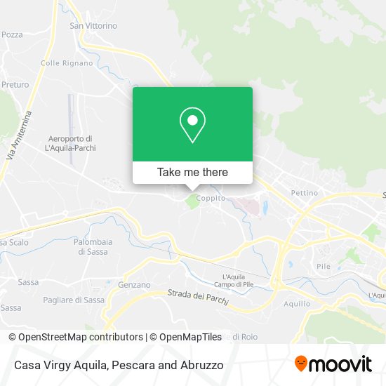 Casa Virgy Aquila map