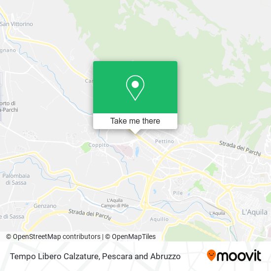 Tempo Libero Calzature map