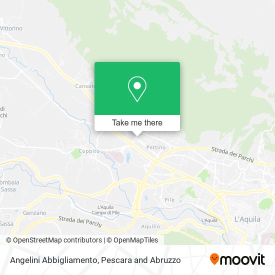 Angelini Abbigliamento map