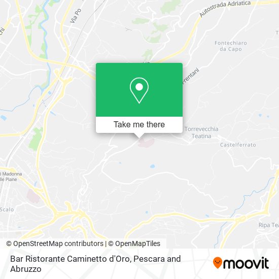 Bar Ristorante Caminetto d'Oro map