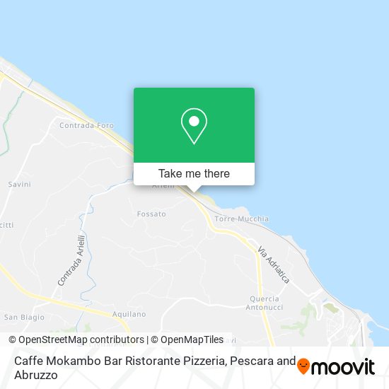 Caffe Mokambo Bar Ristorante Pizzeria map