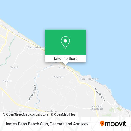 James Dean Beach Club map