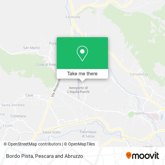 Bordo Pista map