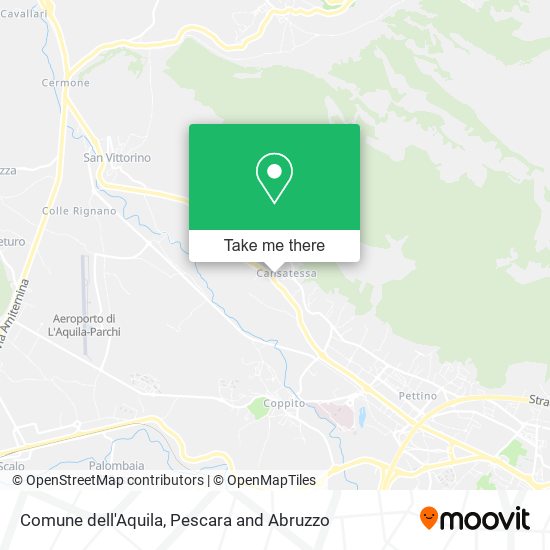 Comune dell'Aquila map