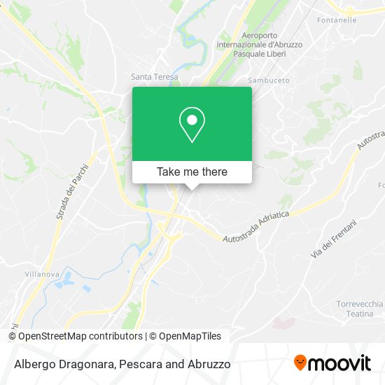 Albergo Dragonara map