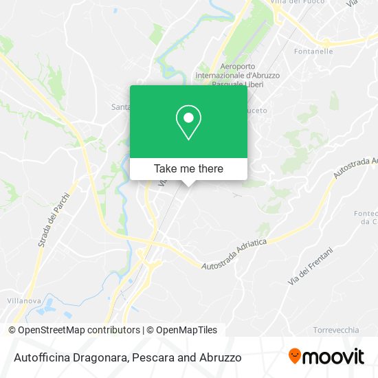 Autofficina Dragonara map