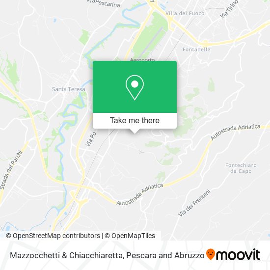 Mazzocchetti & Chiacchiaretta map