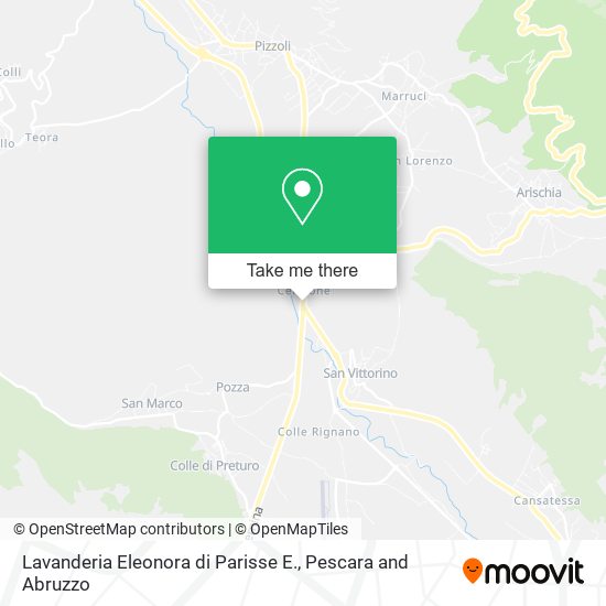 Lavanderia Eleonora di Parisse E. map