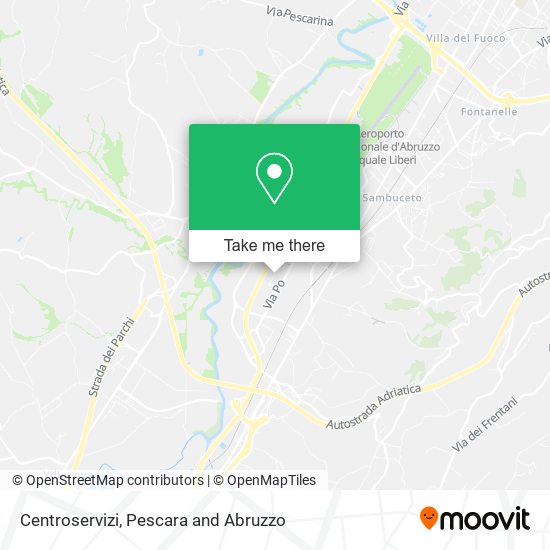 Centroservizi map