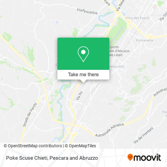 Poke Scuse Chieti map