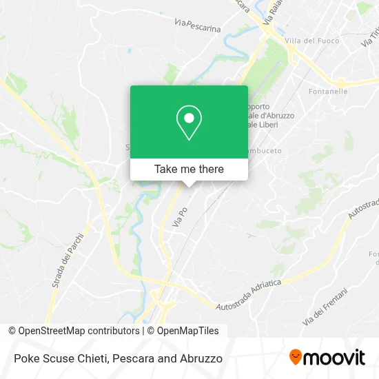 Poke Scuse Chieti map
