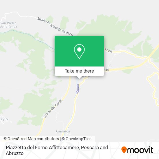 Piazzetta del Forno Affittacamere map