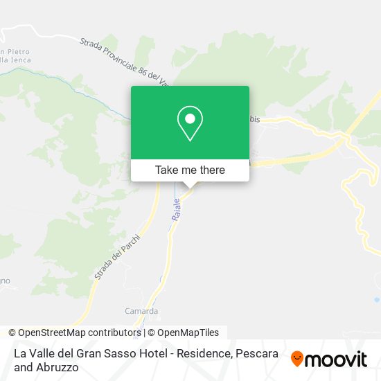 La Valle del Gran Sasso Hotel - Residence map