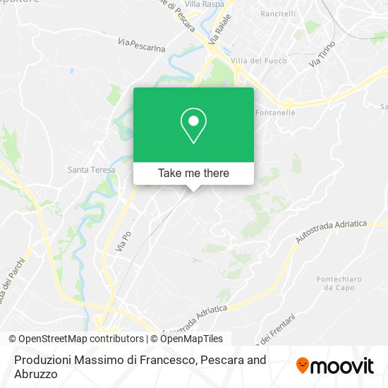 Produzioni Massimo di Francesco map