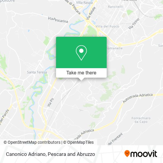 Canonico Adriano map