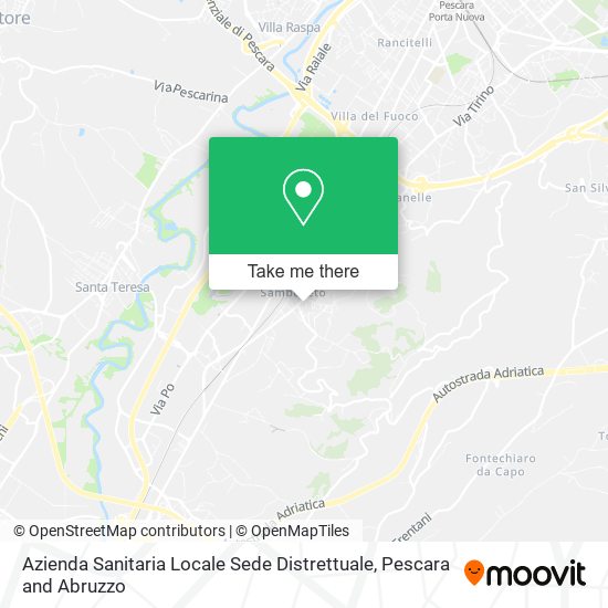 Azienda Sanitaria Locale Sede Distrettuale map