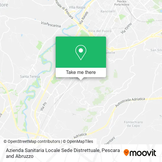 Azienda Sanitaria Locale Sede Distrettuale map