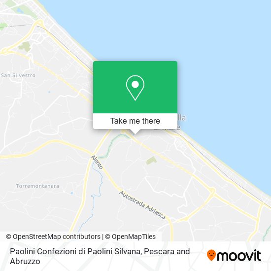 Paolini Confezioni di Paolini Silvana map